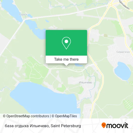 база отдыха Ильичево map