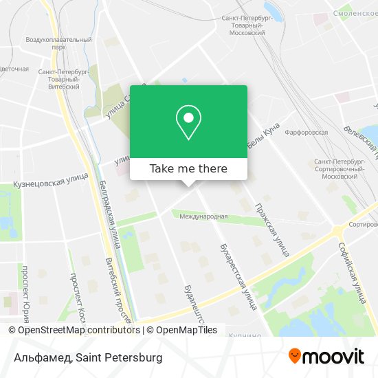 Альфамед map