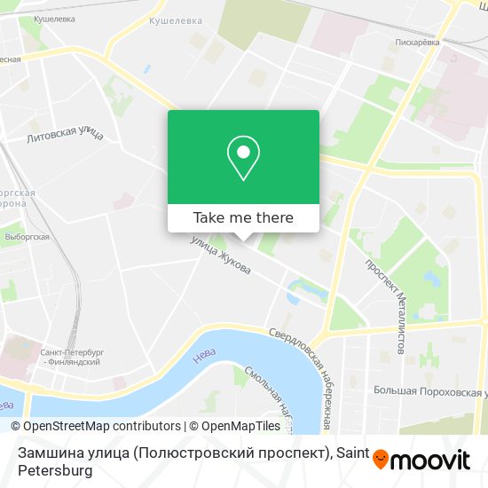 Замшина улица (Полюстровский проспект) map
