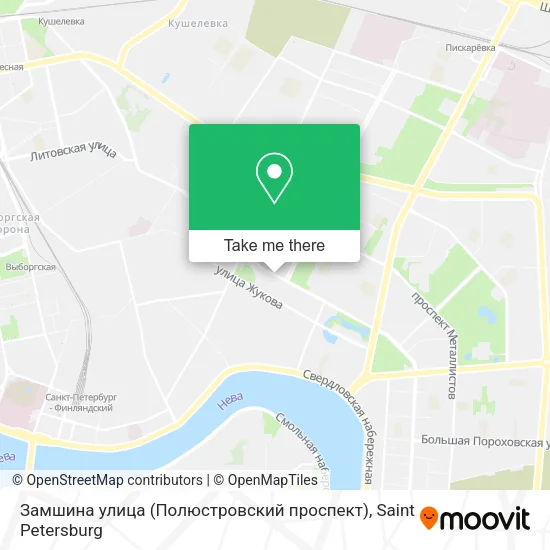 Замшина улица (Полюстровский проспект) map