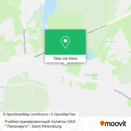Учебно-тренировочный полигон ОАО ""Ленэнерго"" map
