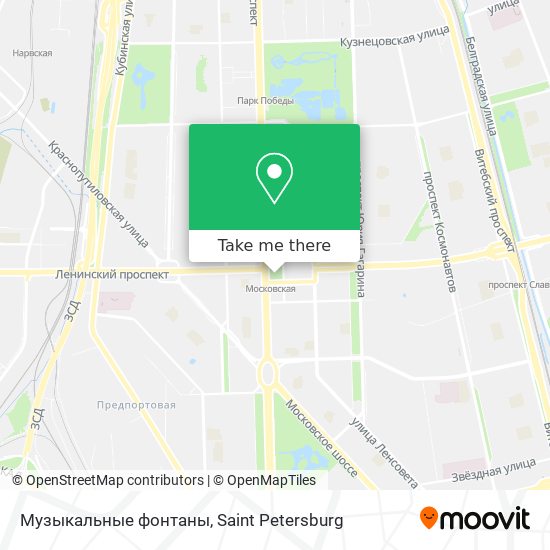 Музыкальные фонтаны map