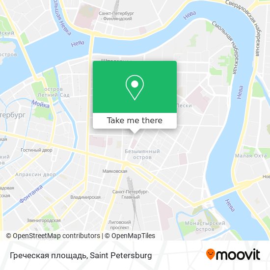 Греческая площадь map