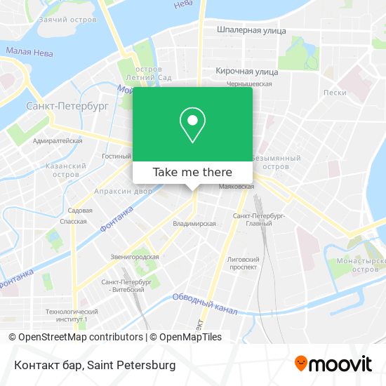 Контакт бар map