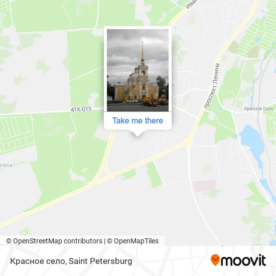 Красное село map