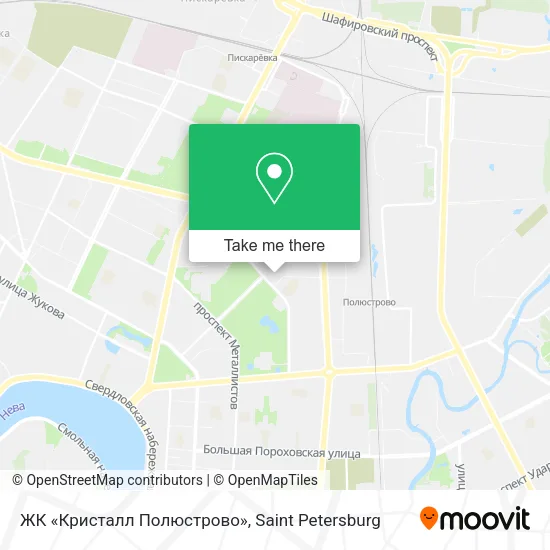 ЖК «Кристалл Полюстрово» map