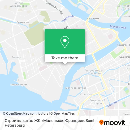 Строительство ЖК «Маленькая Франция» map