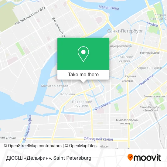 ДЮСШ «Дельфин» map