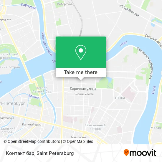 Контакт бар map