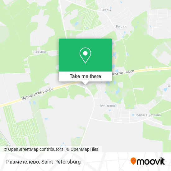 Разметелево map