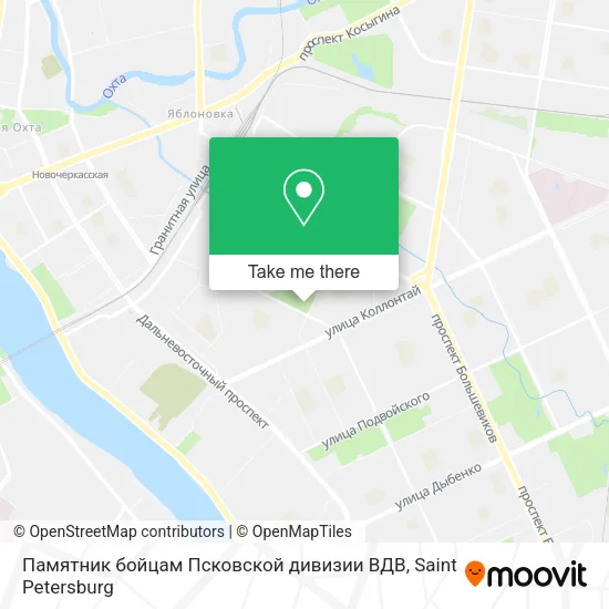 Памятник бойцам Псковской дивизии ВДВ map