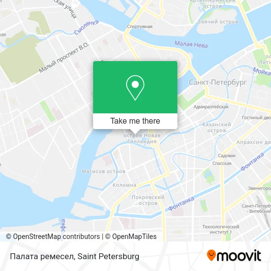 Палата ремесел map