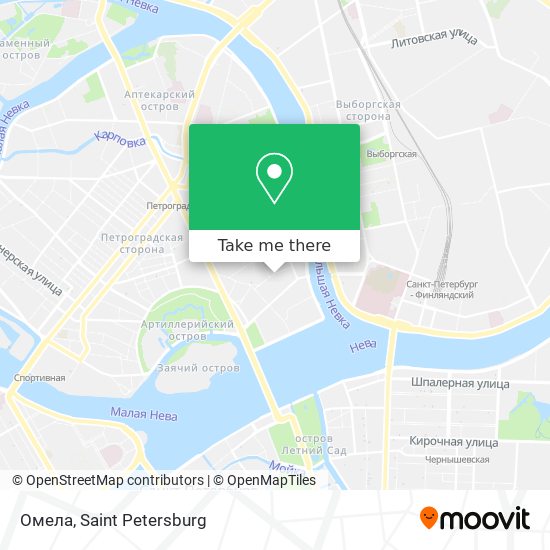 Омела map