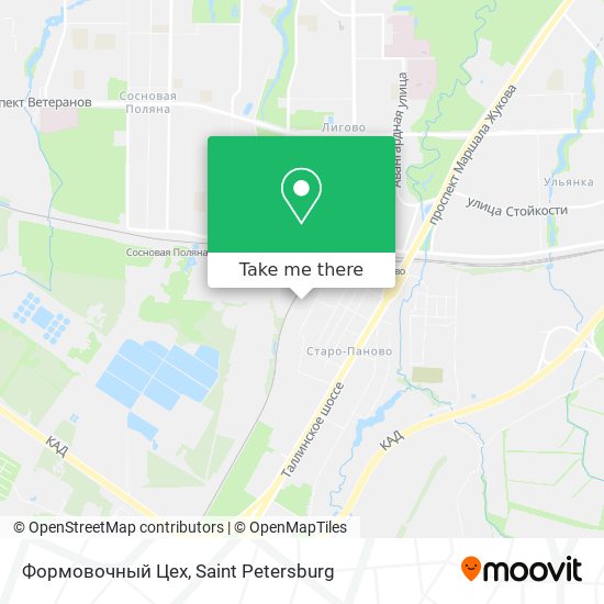 Формовочный Цех map