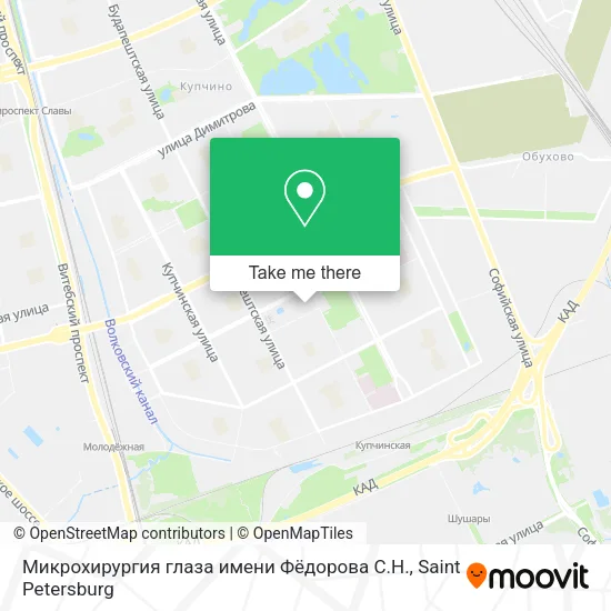 Микрохирургия глаза имени Фёдорова С.Н. map