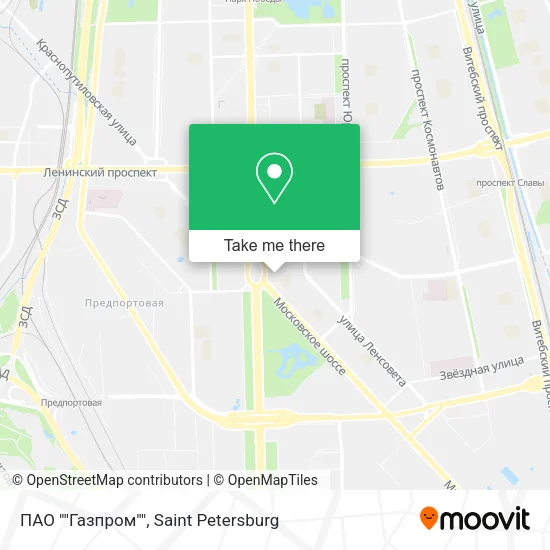 ПАО ""Газпром"" map