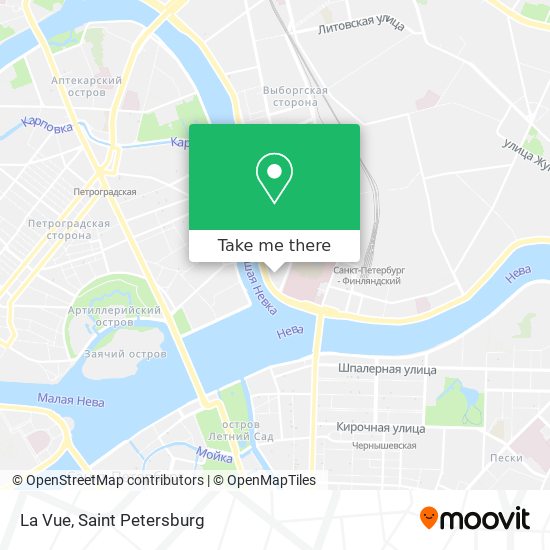 La Vue map