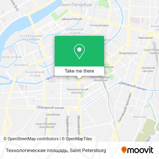 Технологическая площадь map