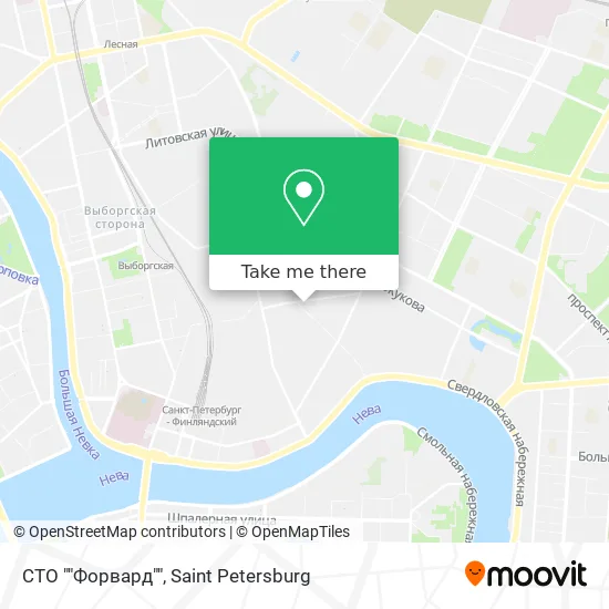 СТО ""Форвард"" map