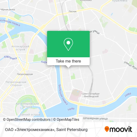 ОАО «Электромеханика» map