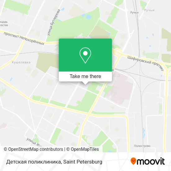 Детская поликлиника map