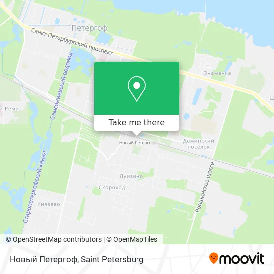 Новый Петергоф map