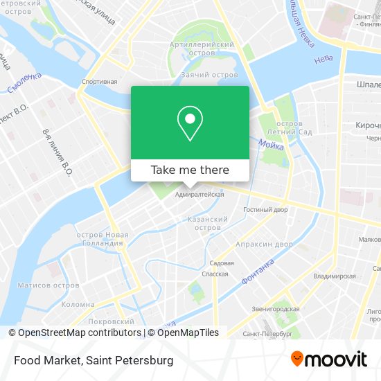 Food Market map