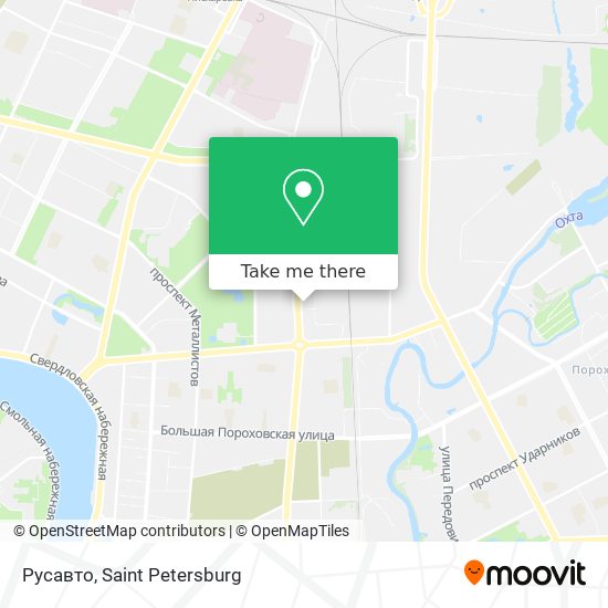 Русавто map