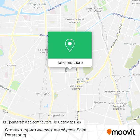 Стоянка туристических автобусов map