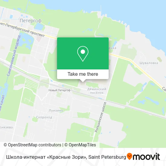 Школа-интернат «Красные Зори» map