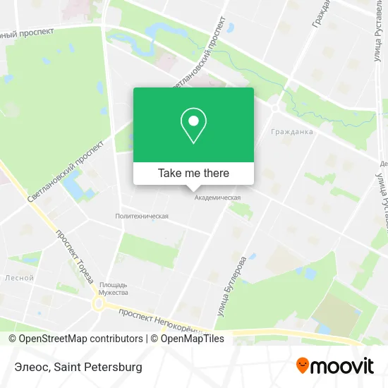Элеос map