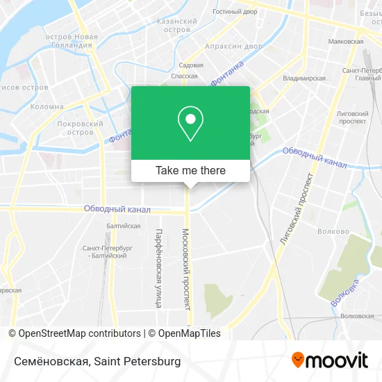 Семёновская map