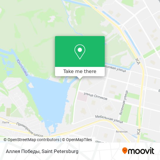 Аллея Победы map