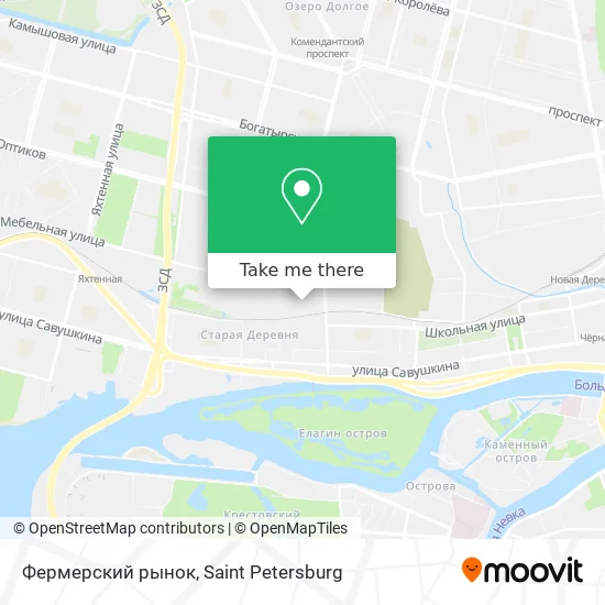 Фермерский рынок map