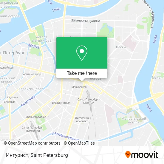 Интурист map