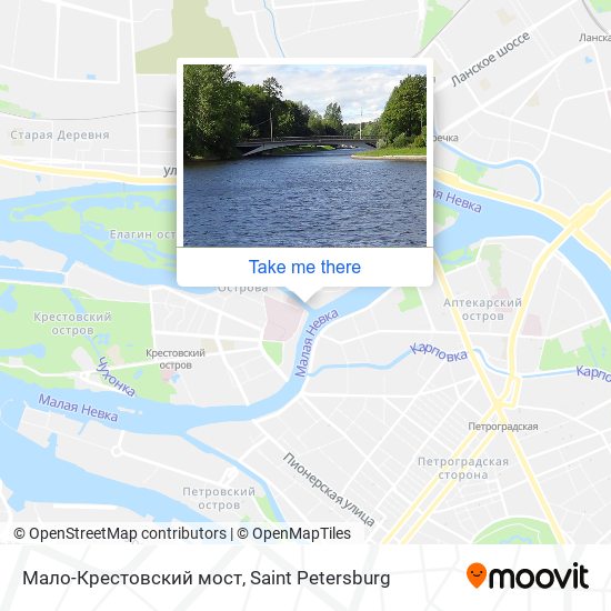 Мало-Крестовский мост map