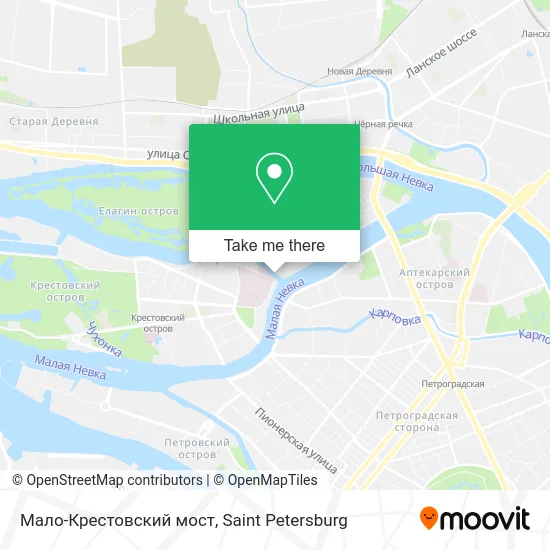 Мало-Крестовский мост map