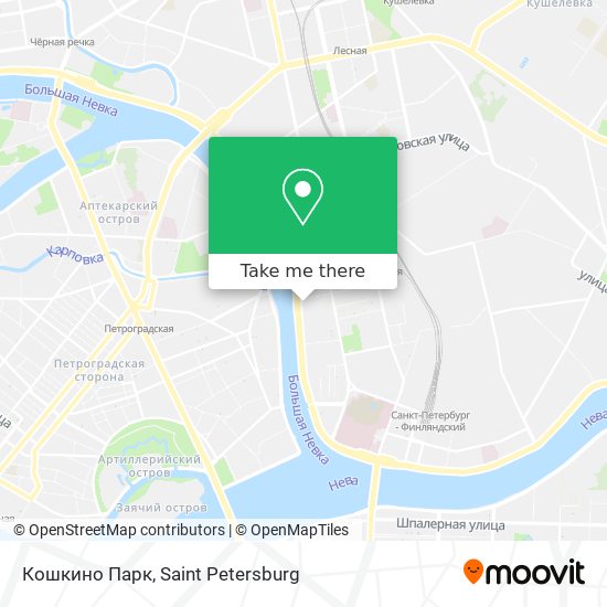 Кошкино Парк map