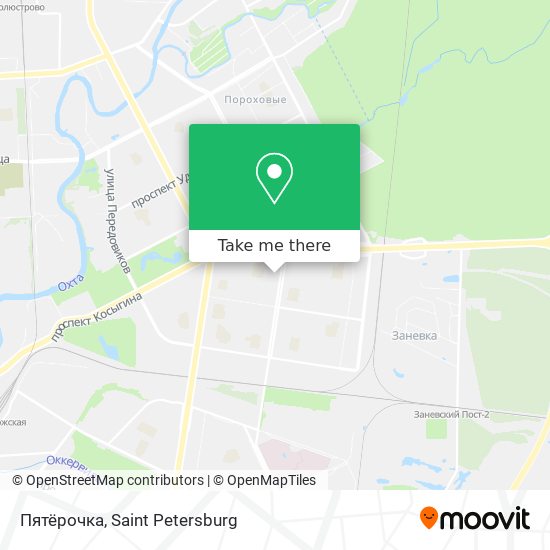 Пятёрочка map