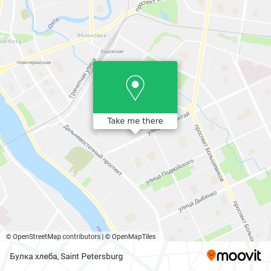Булка хлеба map