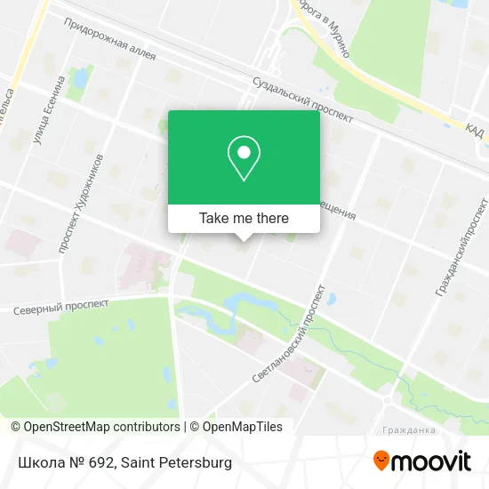 Школа № 692 map