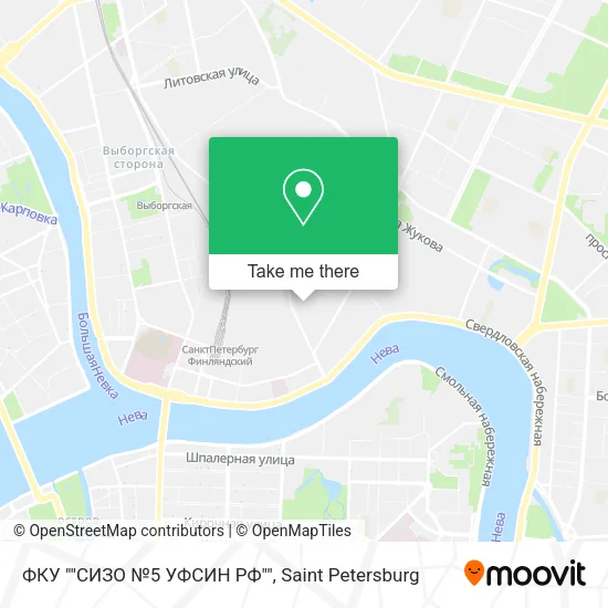 ФКУ ""СИЗО №5 УФСИН РФ"" map