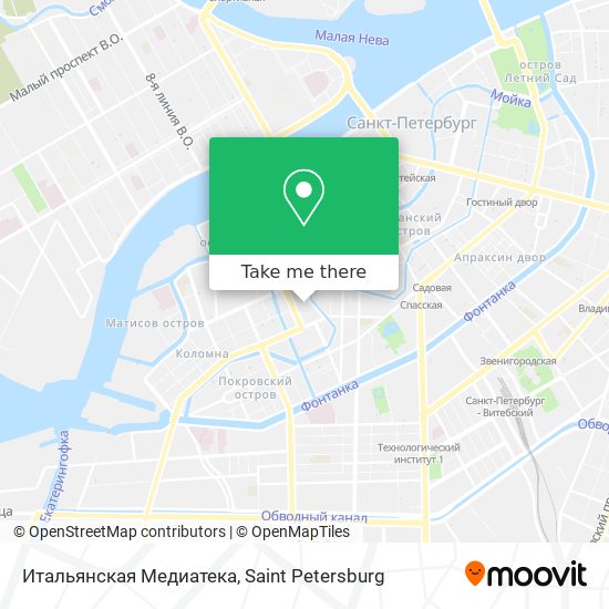 Итальянская Медиатека map