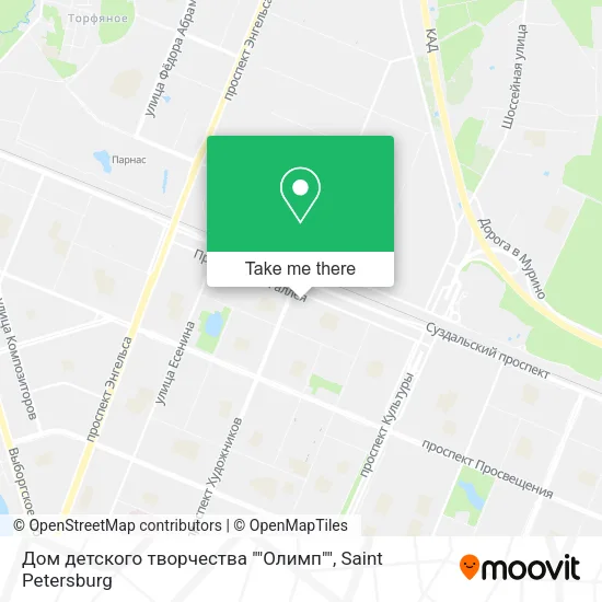 Дом детского творчества ""Олимп"" map