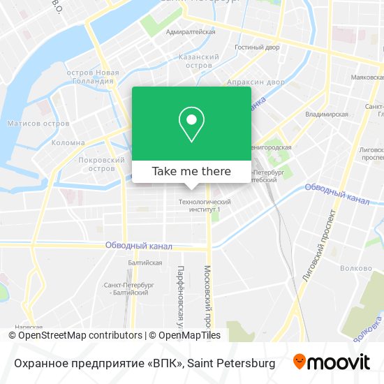 Охранное предприятие «ВПК» map