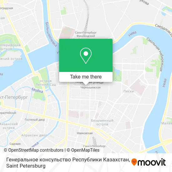 Генеральное консульство Республики Казахстан map
