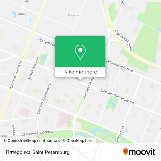 Пятёрочка map