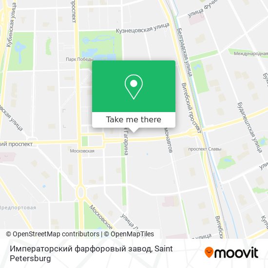 Императорский фарфоровый завод map