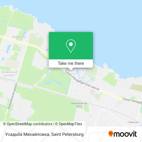 Усадьба Михайловка map