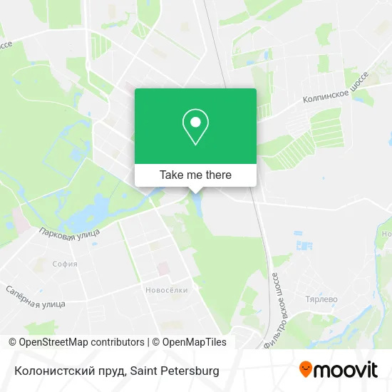 Колонистский пруд map